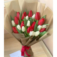 Bouquet of 21 tulips