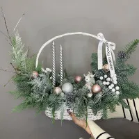 Жаңа жылдық себет